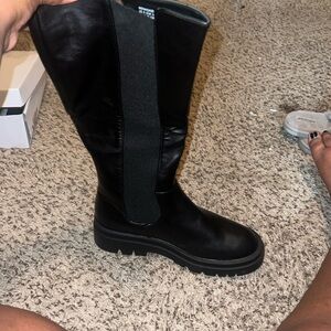 I am selling these black boots. They are a 8.5 wide .